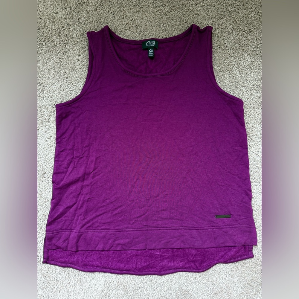 Jones New York Purple Tank Top Small